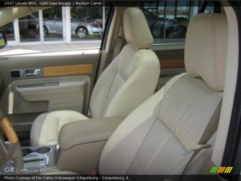Light Sage Metallic / Medium Camel 2007 Lincoln MKX