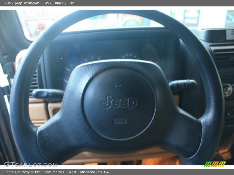 Black / Tan 1997 Jeep Wrangler SE 4x4