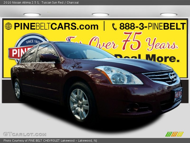 Tuscan Sun Red / Charcoal 2010 Nissan Altima 2.5 S