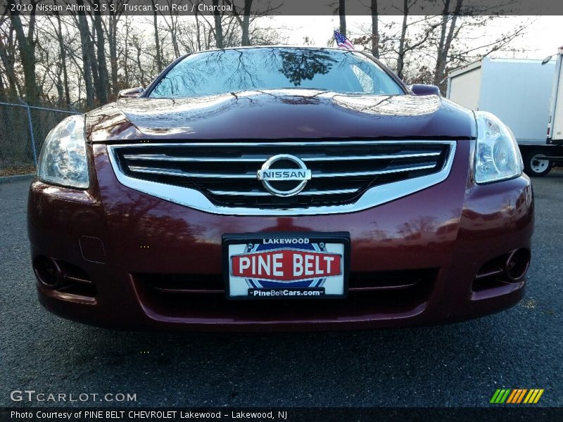 Tuscan Sun Red / Charcoal 2010 Nissan Altima 2.5 S