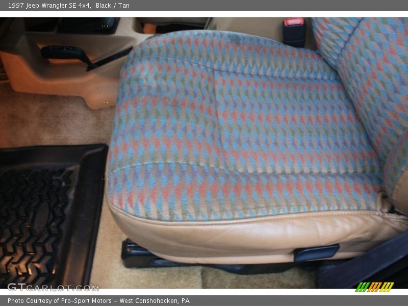 Black / Tan 1997 Jeep Wrangler SE 4x4