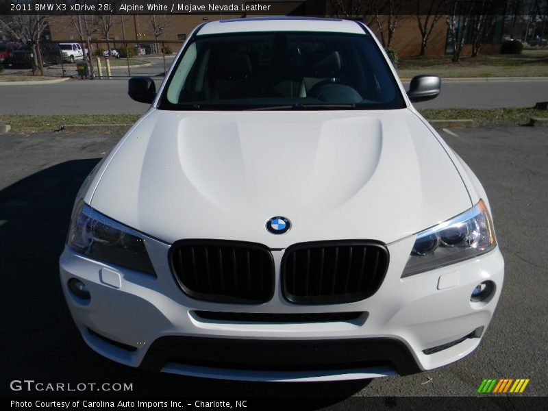 Alpine White / Mojave Nevada Leather 2011 BMW X3 xDrive 28i