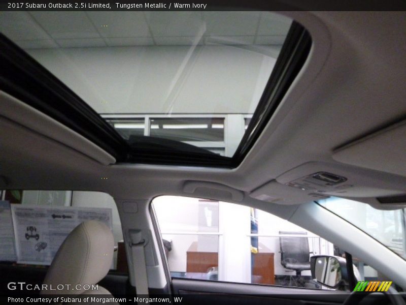 Tungsten Metallic / Warm Ivory 2017 Subaru Outback 2.5i Limited