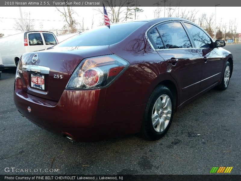 Tuscan Sun Red / Charcoal 2010 Nissan Altima 2.5 S