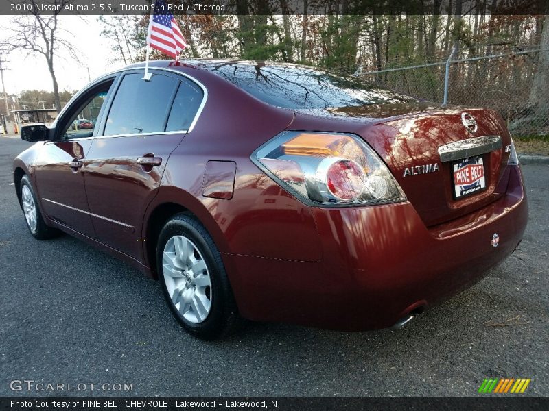Tuscan Sun Red / Charcoal 2010 Nissan Altima 2.5 S
