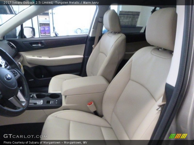 Tungsten Metallic / Warm Ivory 2017 Subaru Outback 2.5i Limited