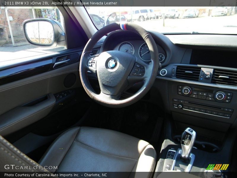 Alpine White / Mojave Nevada Leather 2011 BMW X3 xDrive 28i