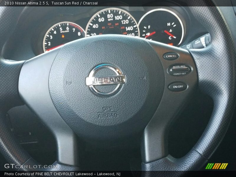 Tuscan Sun Red / Charcoal 2010 Nissan Altima 2.5 S