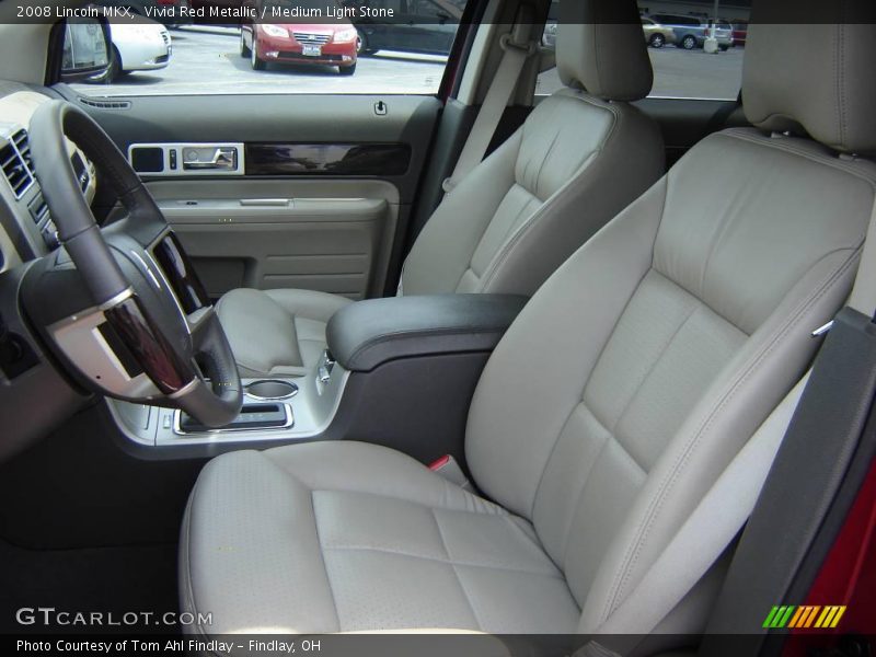 Vivid Red Metallic / Medium Light Stone 2008 Lincoln MKX