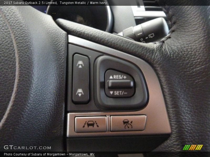 Tungsten Metallic / Warm Ivory 2017 Subaru Outback 2.5i Limited