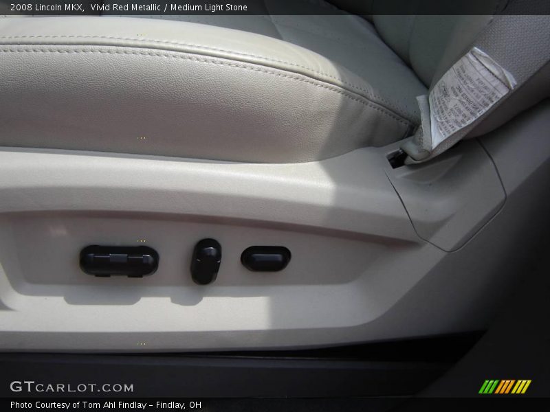 Vivid Red Metallic / Medium Light Stone 2008 Lincoln MKX