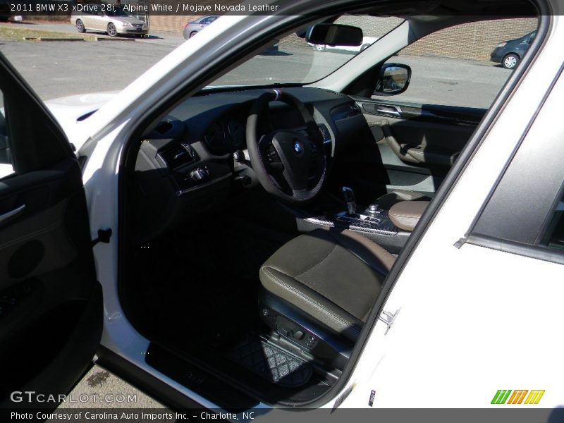 Alpine White / Mojave Nevada Leather 2011 BMW X3 xDrive 28i