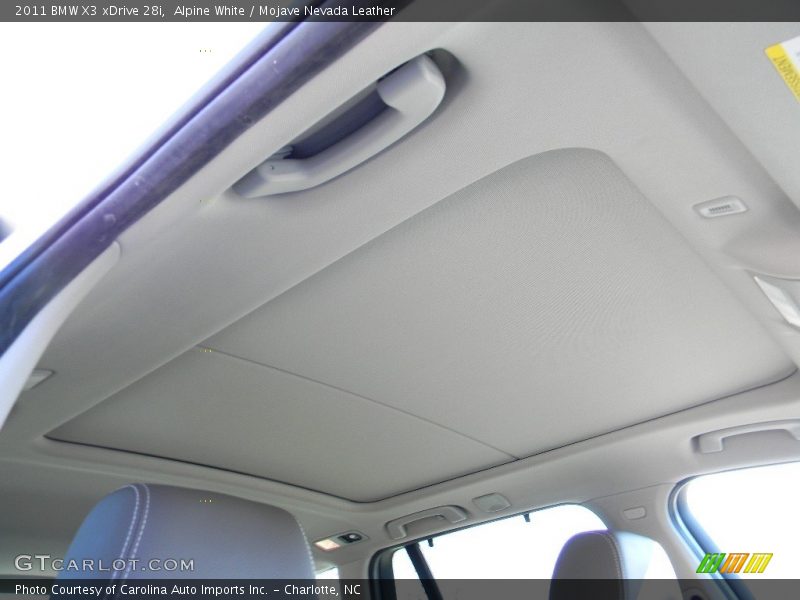 Alpine White / Mojave Nevada Leather 2011 BMW X3 xDrive 28i
