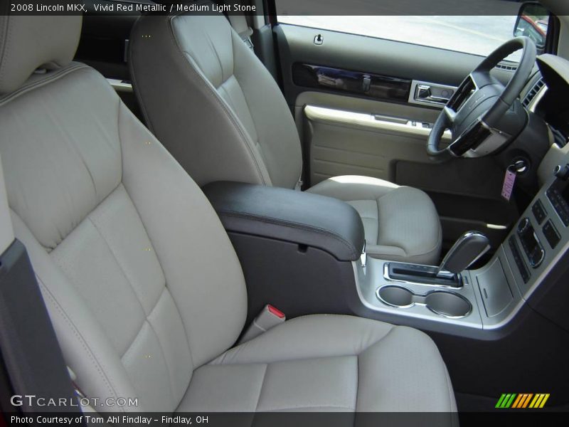 Vivid Red Metallic / Medium Light Stone 2008 Lincoln MKX