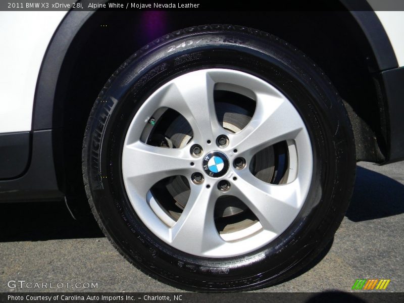 Alpine White / Mojave Nevada Leather 2011 BMW X3 xDrive 28i