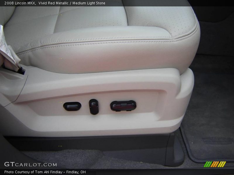 Vivid Red Metallic / Medium Light Stone 2008 Lincoln MKX