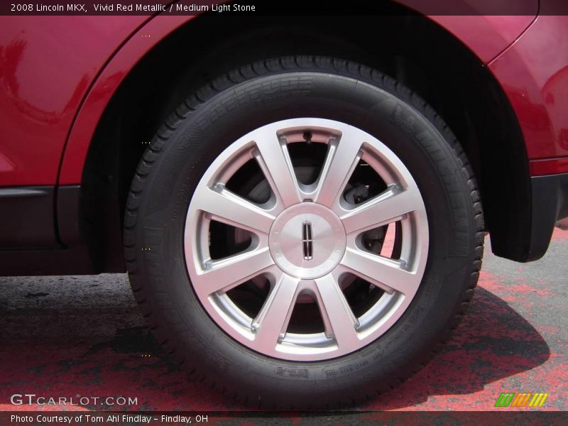 Vivid Red Metallic / Medium Light Stone 2008 Lincoln MKX