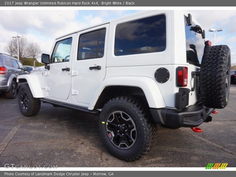 Bright White / Black 2017 Jeep Wrangler Unlimited Rubicon Hard Rock 4x4