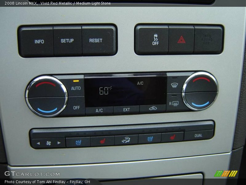 Vivid Red Metallic / Medium Light Stone 2008 Lincoln MKX