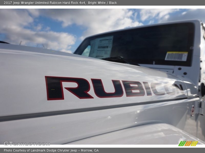 Bright White / Black 2017 Jeep Wrangler Unlimited Rubicon Hard Rock 4x4