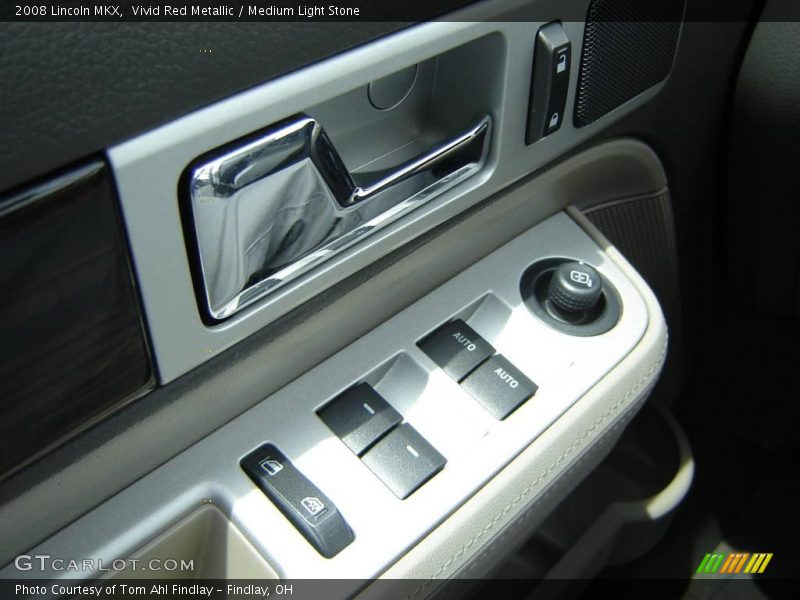 Vivid Red Metallic / Medium Light Stone 2008 Lincoln MKX