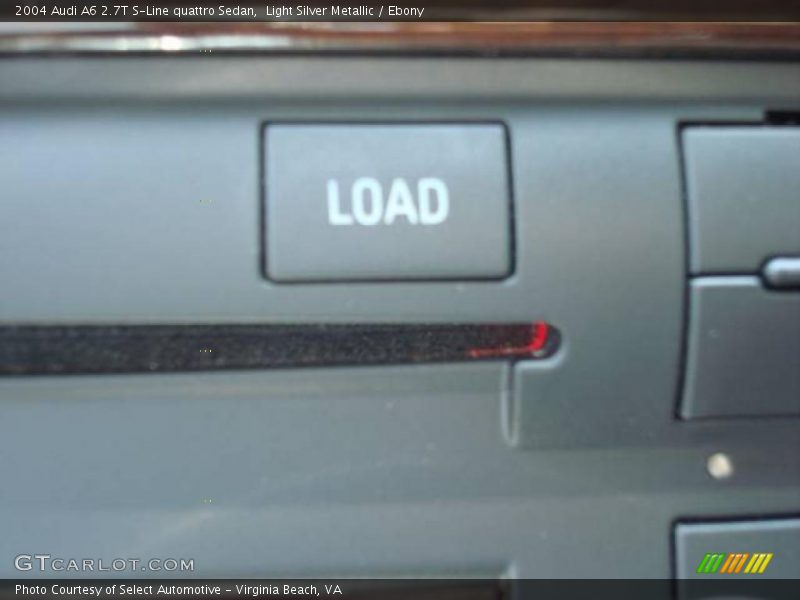 Light Silver Metallic / Ebony 2004 Audi A6 2.7T S-Line quattro Sedan