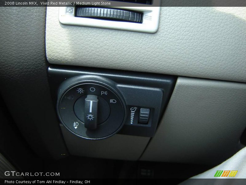 Vivid Red Metallic / Medium Light Stone 2008 Lincoln MKX