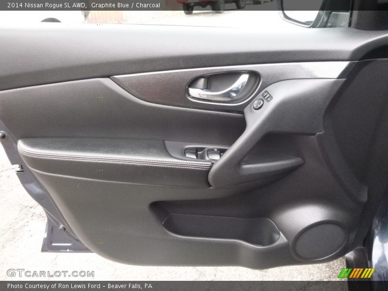 Graphite Blue / Charcoal 2014 Nissan Rogue SL AWD