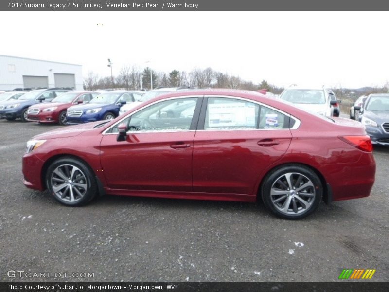 Venetian Red Pearl / Warm Ivory 2017 Subaru Legacy 2.5i Limited