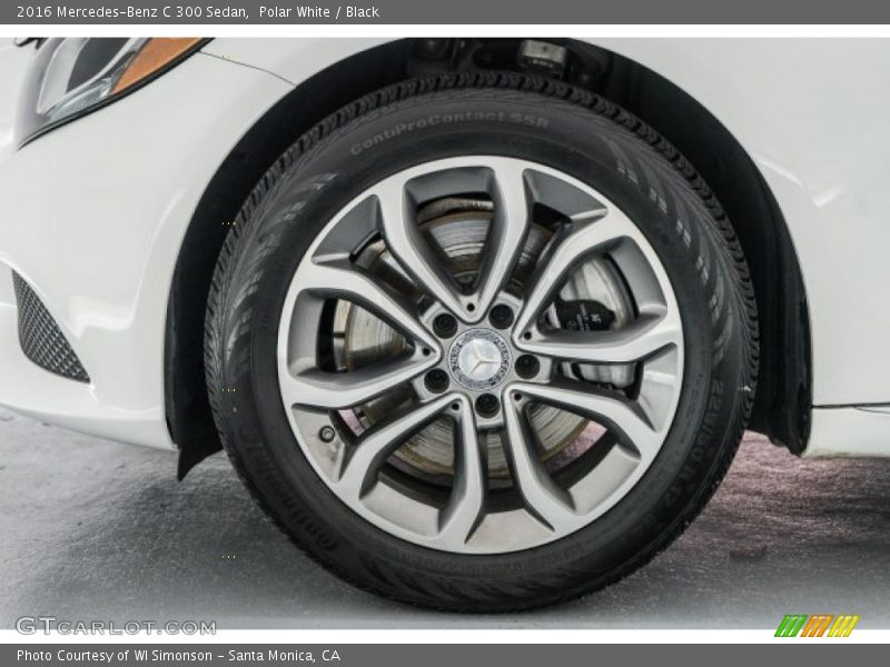Polar White / Black 2016 Mercedes-Benz C 300 Sedan