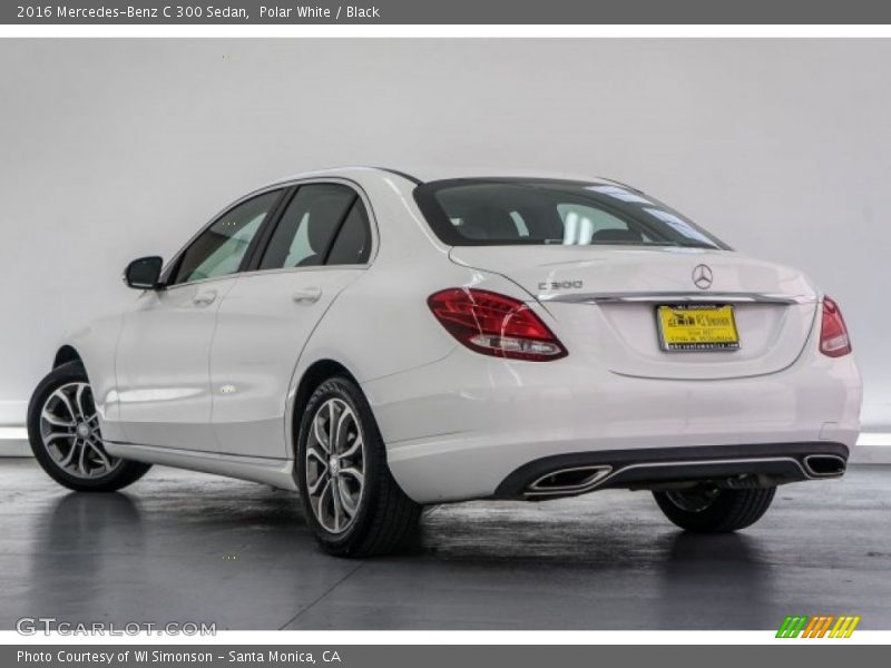 Polar White / Black 2016 Mercedes-Benz C 300 Sedan