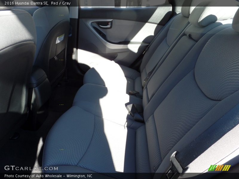 Red / Gray 2016 Hyundai Elantra SE