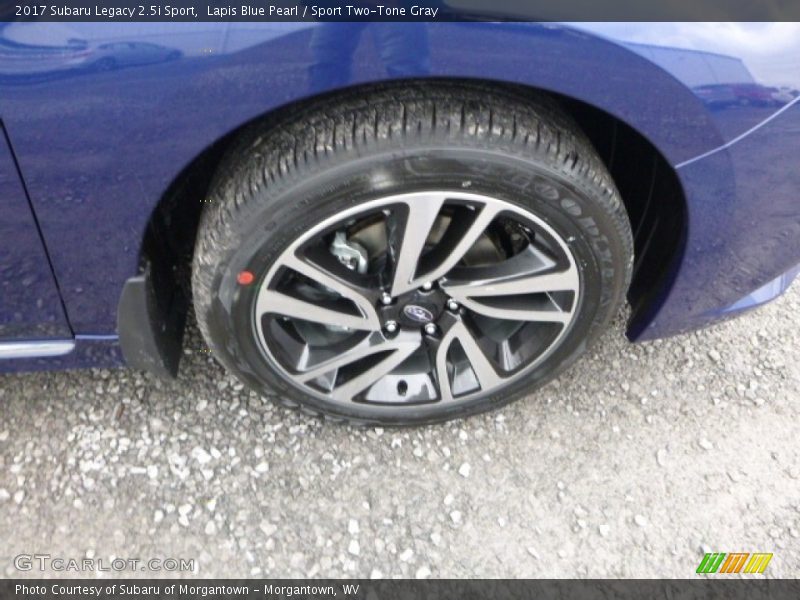 Lapis Blue Pearl / Sport Two-Tone Gray 2017 Subaru Legacy 2.5i Sport