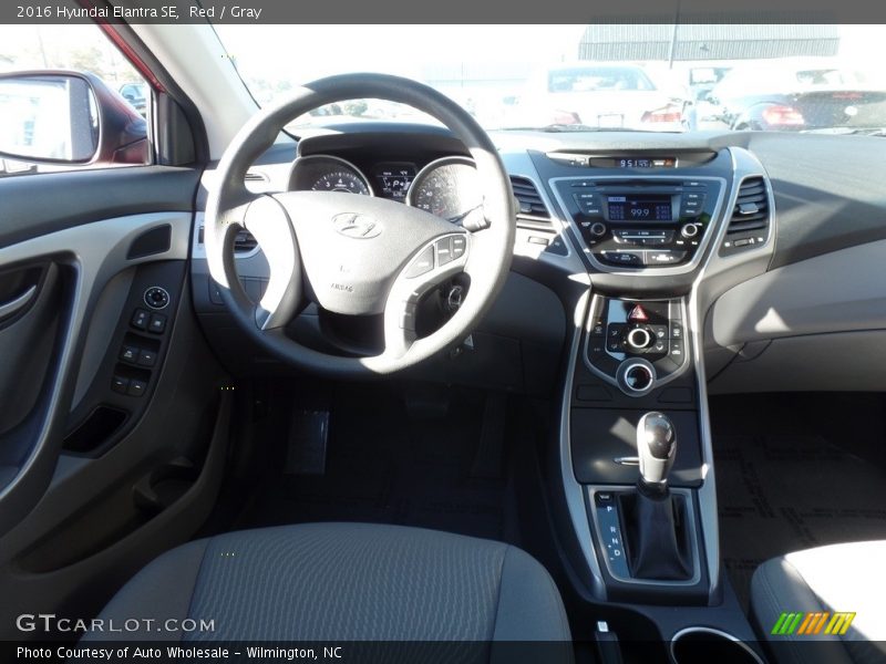 Red / Gray 2016 Hyundai Elantra SE