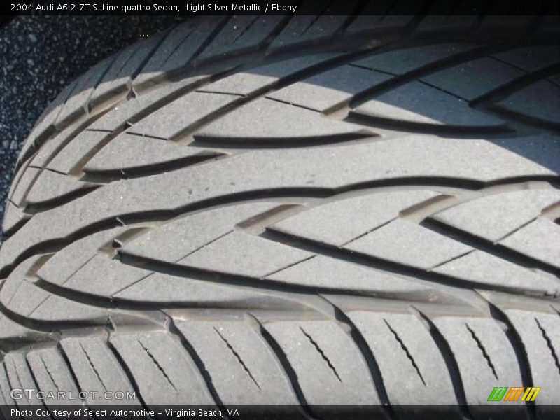 Light Silver Metallic / Ebony 2004 Audi A6 2.7T S-Line quattro Sedan