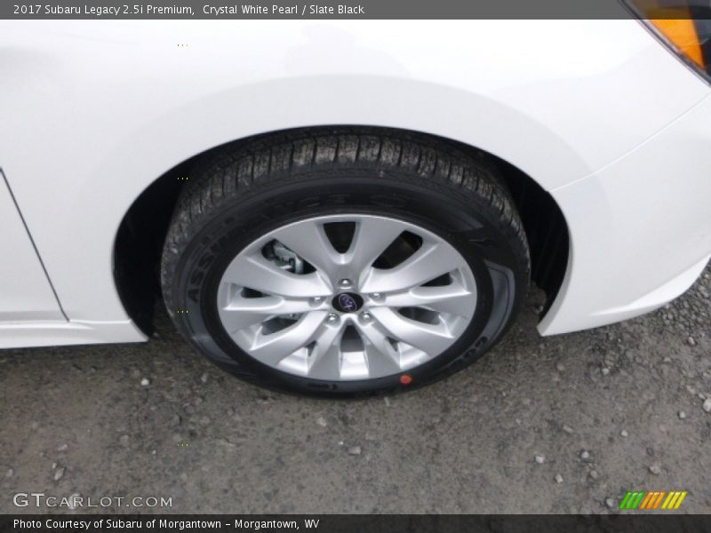 Crystal White Pearl / Slate Black 2017 Subaru Legacy 2.5i Premium