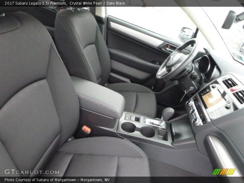 Crystal White Pearl / Slate Black 2017 Subaru Legacy 2.5i Premium