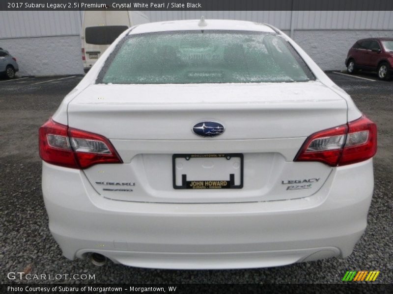 Crystal White Pearl / Slate Black 2017 Subaru Legacy 2.5i Premium