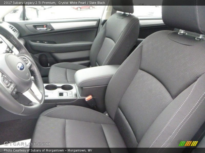 Crystal White Pearl / Slate Black 2017 Subaru Legacy 2.5i Premium