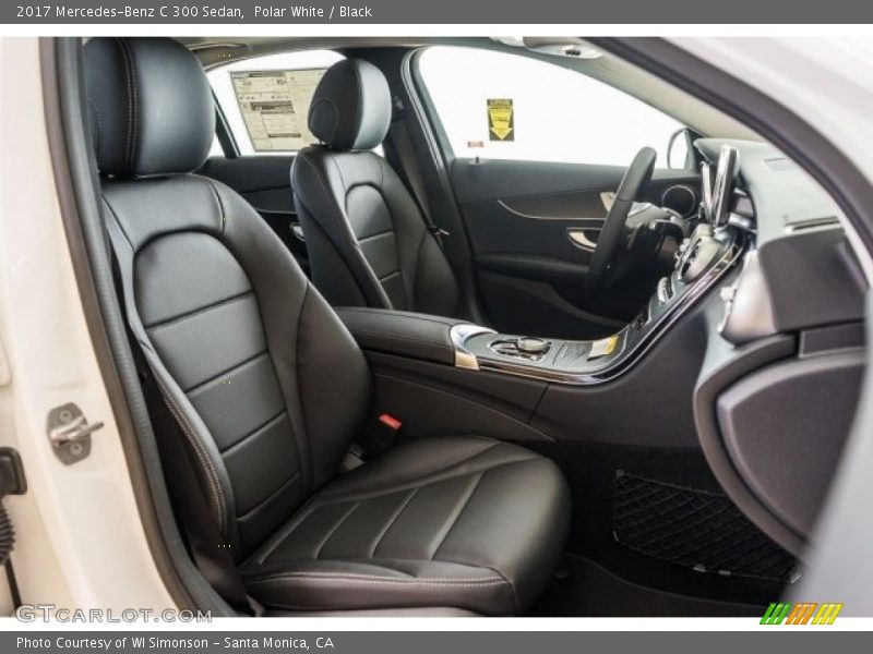 Polar White / Black 2017 Mercedes-Benz C 300 Sedan