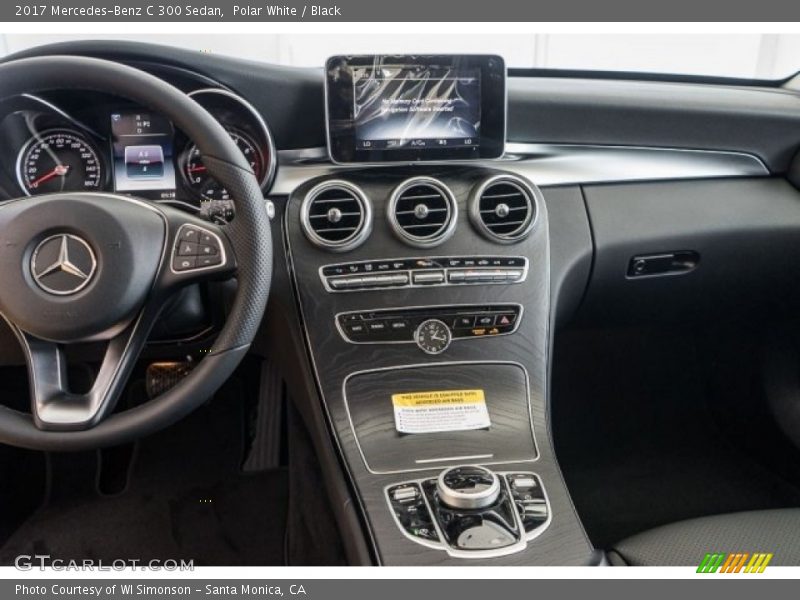 Polar White / Black 2017 Mercedes-Benz C 300 Sedan
