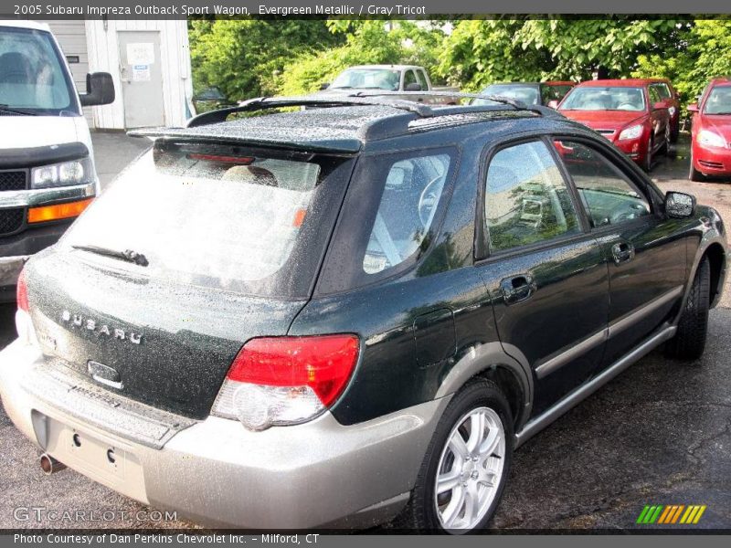 Evergreen Metallic / Gray Tricot 2005 Subaru Impreza Outback Sport Wagon