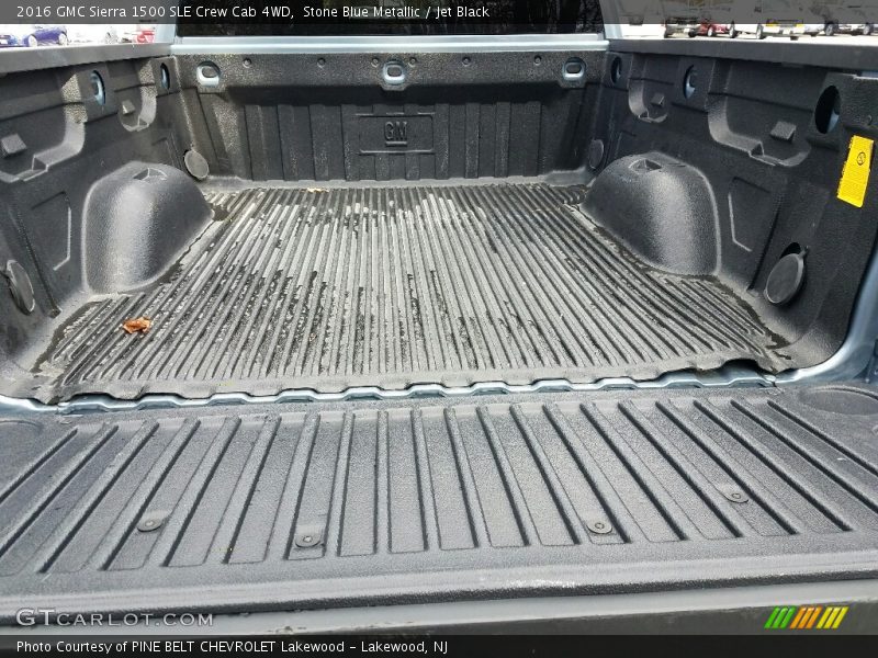 Stone Blue Metallic / Jet Black 2016 GMC Sierra 1500 SLE Crew Cab 4WD