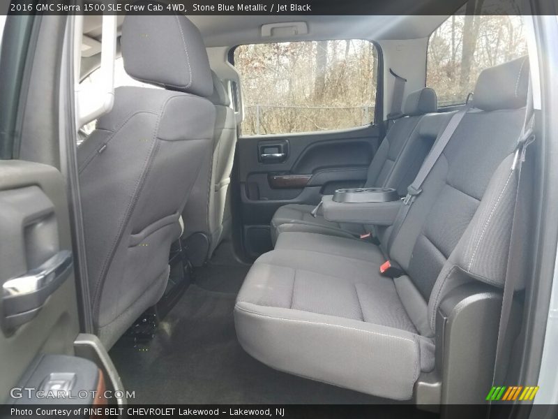 Stone Blue Metallic / Jet Black 2016 GMC Sierra 1500 SLE Crew Cab 4WD
