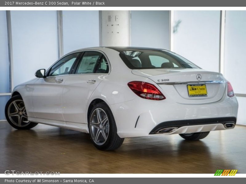 Polar White / Black 2017 Mercedes-Benz C 300 Sedan