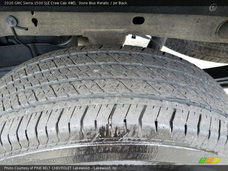 Stone Blue Metallic / Jet Black 2016 GMC Sierra 1500 SLE Crew Cab 4WD