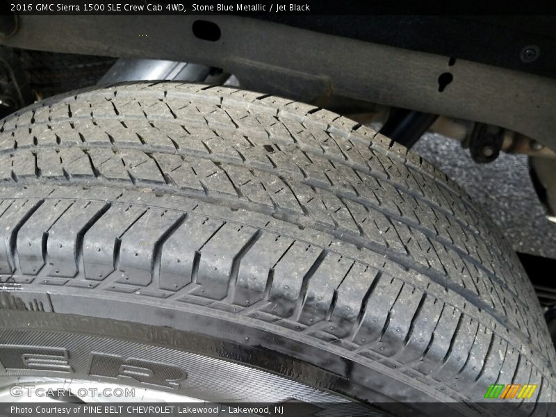 Stone Blue Metallic / Jet Black 2016 GMC Sierra 1500 SLE Crew Cab 4WD