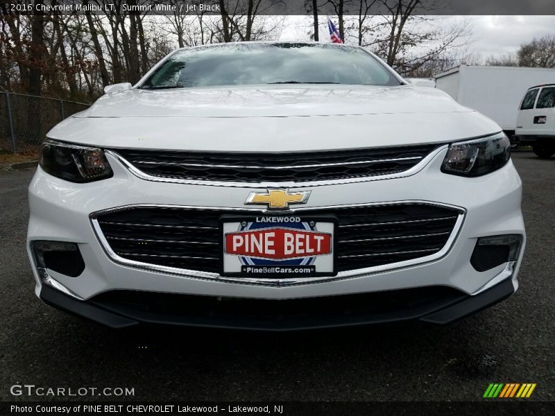 Summit White / Jet Black 2016 Chevrolet Malibu LT