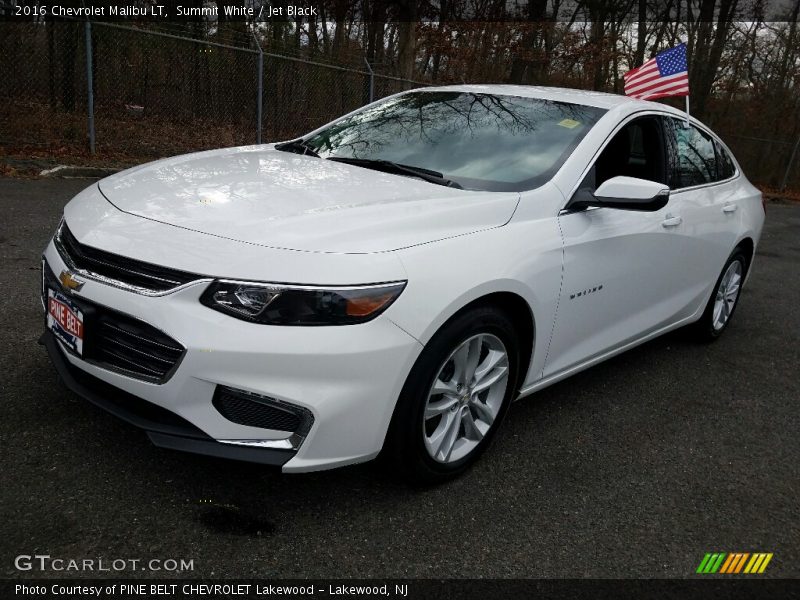 Summit White / Jet Black 2016 Chevrolet Malibu LT