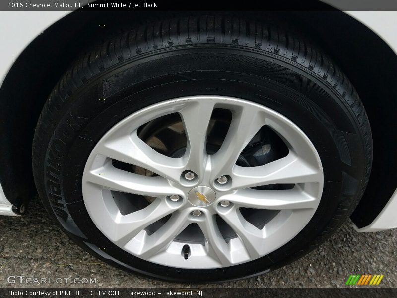 Summit White / Jet Black 2016 Chevrolet Malibu LT